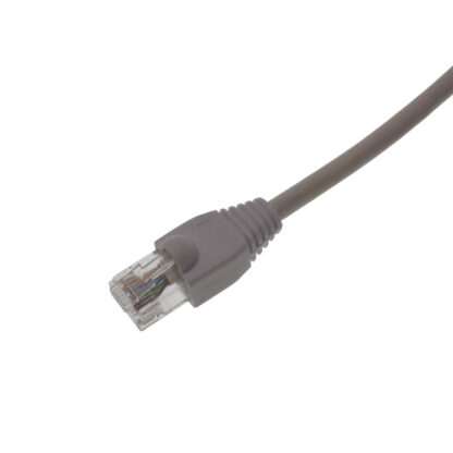 CAT 5e CMR Patch Cable, UTP Solid, Booted, Gray