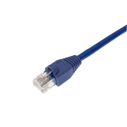 CAT 6 CMR Patch Cable, UTP Solid, Booted, Blue