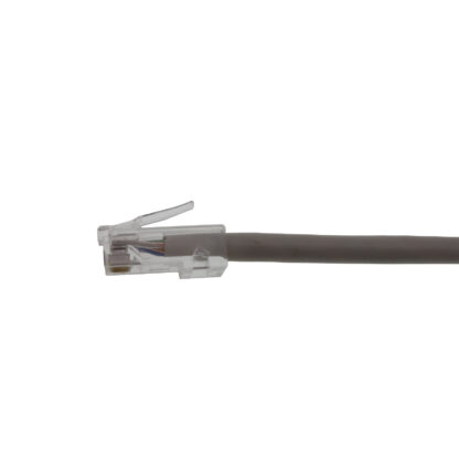 CAT 6 CMR Patch Cable, UTP Solid, Non-booted, Gray - Image 2