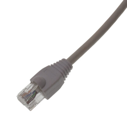 CAT 6 CMR Patch Cable, UTP Solid, Booted, Gray